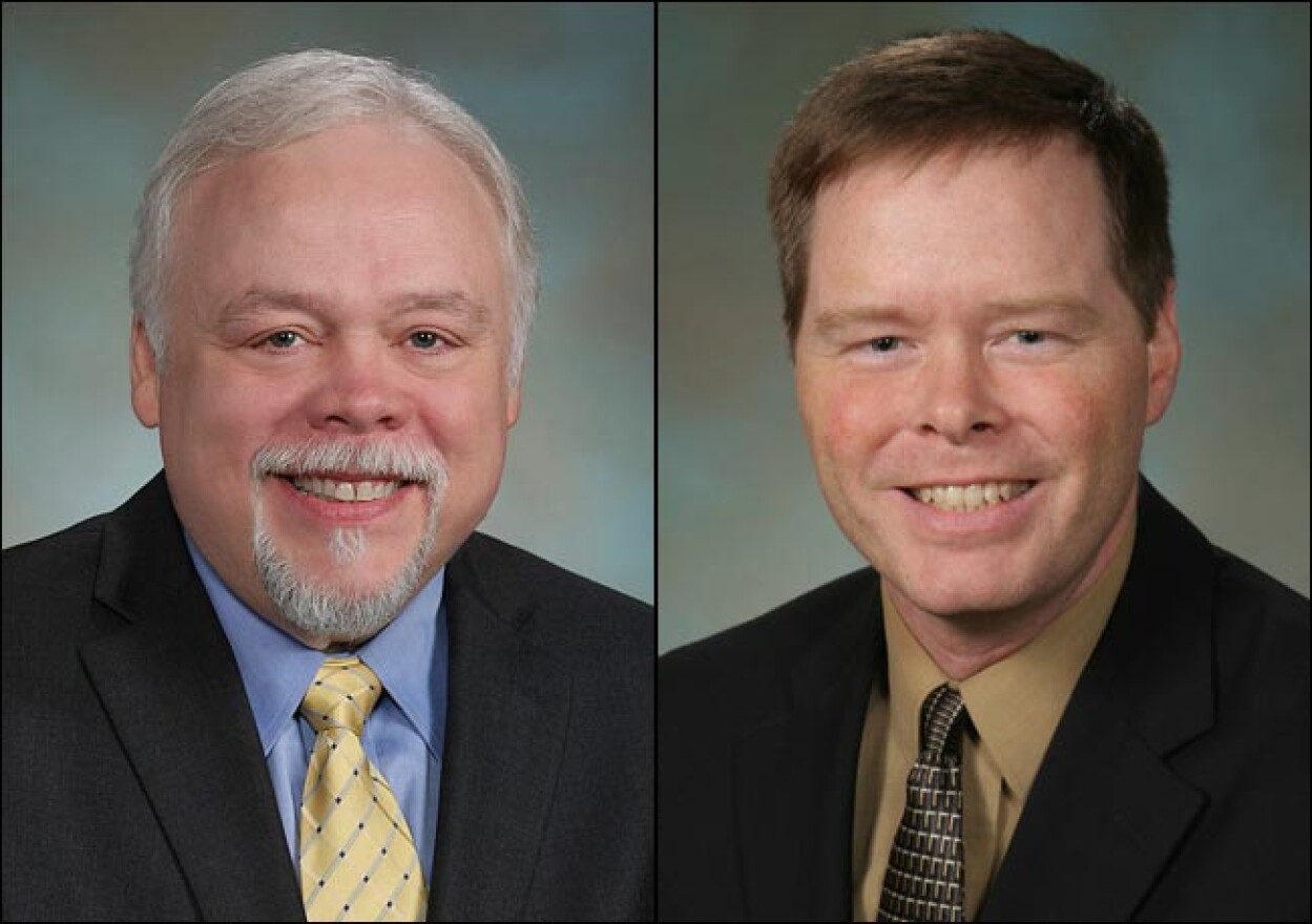 Republican state Senator Don Benton (L) and Democratic challenger Tim Probst are separated by only 105 votes.